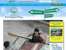 Tablet Screenshot of newenglandvillage.org